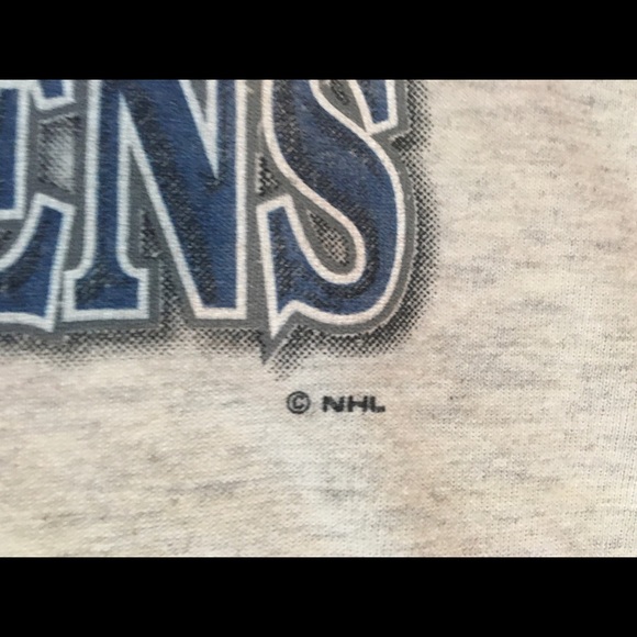 Vintage Maple Leaf VS Black Hawks Tee - Picture 4 of 9